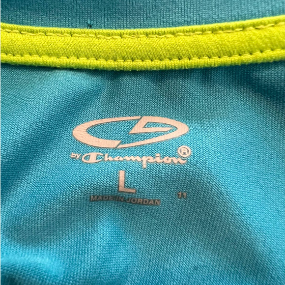 Champion Jacket with Full Zipper in Blue Size Large - Picture 4 of 7